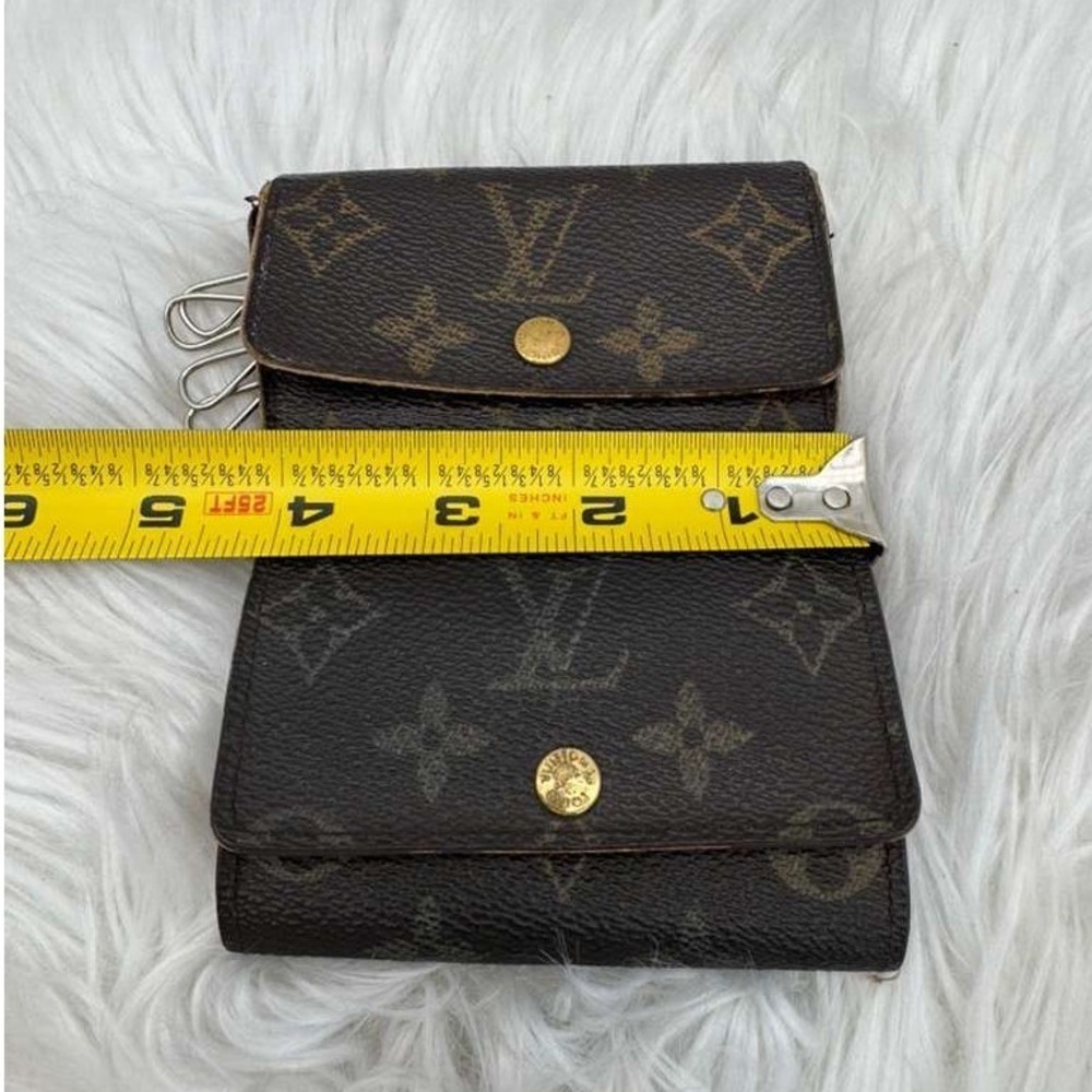 Authentic Louis Vuitton Monogram Wallet &‎ 6 Key Holder Bundle Vintage - Picture 9 of 16